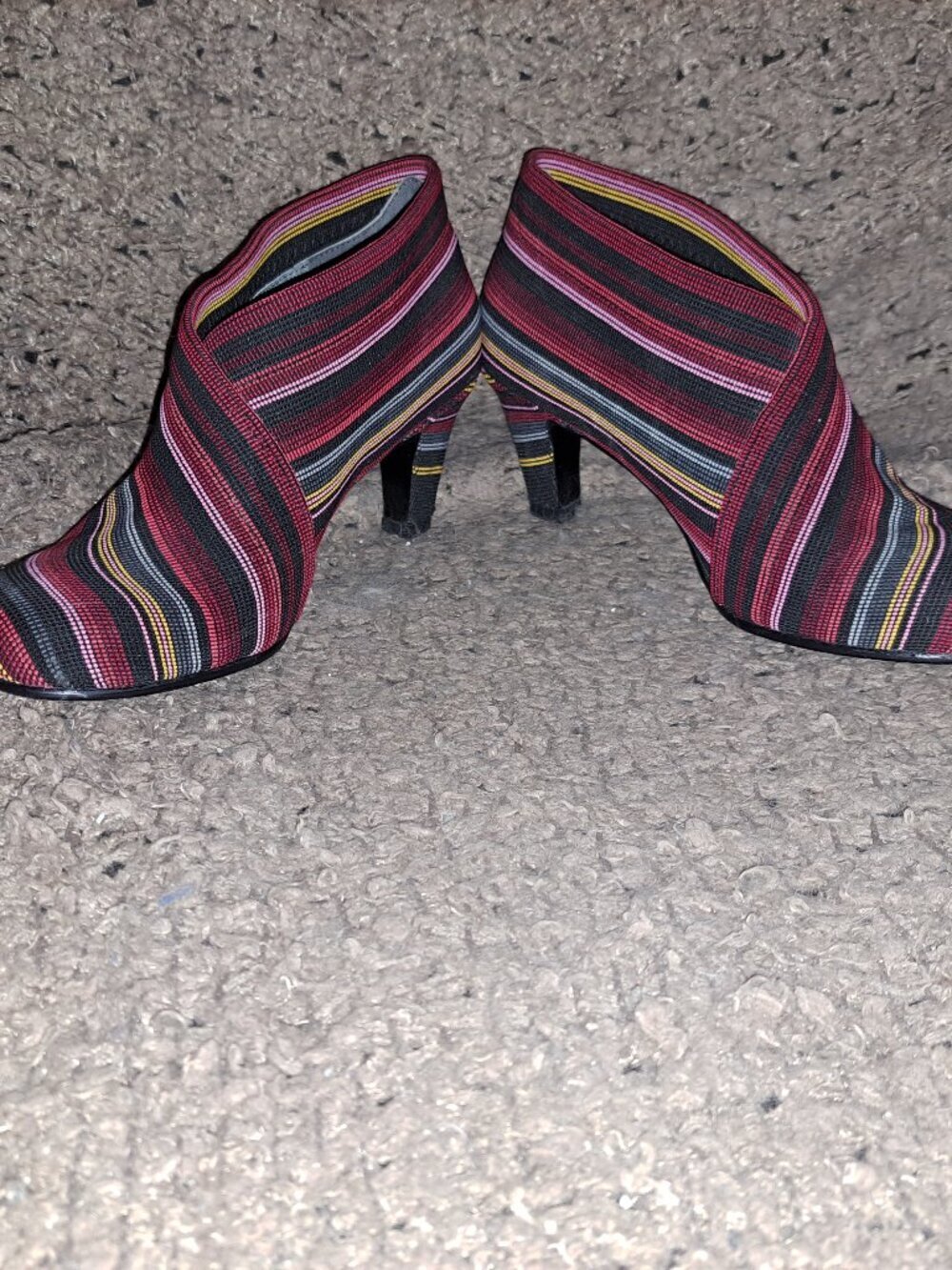 UNITED NUDE-Mid Fold-Colorful Ankle Boots-Textile-Size 36-Near Mint - Picture 4 of 8